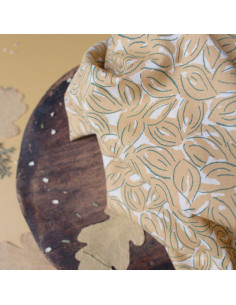 Tejido de gasa de algodón Petal Mustard - Atelier Brunette