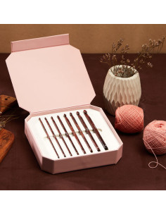 Estuche de lujo ganchillos KnitPro Symfonie Rose 2
