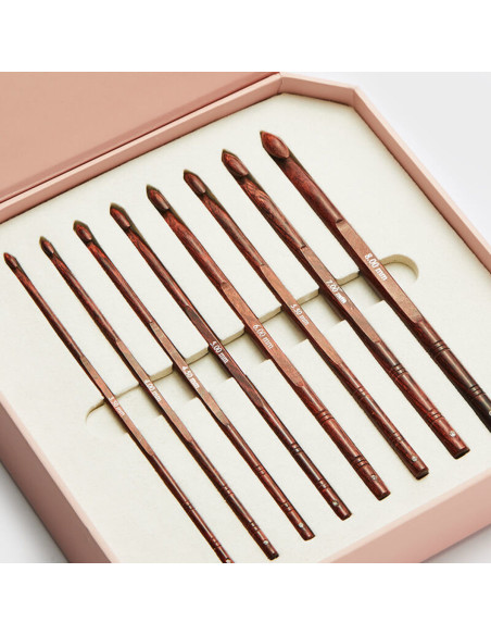Estuche de lujo ganchillos KnitPro Symfonie Rose