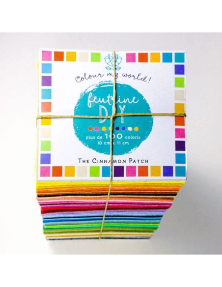 Caja de muestras de fieltro Cinnamon Patch