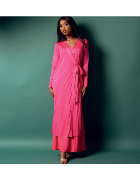 Patrón de vestido, blusa, camisa, pantalón y bolso - Butterick 5963