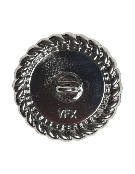 Juego de 4 botones Perla 21 mm - Plata