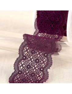 Encaje elástico entre dos - Violeta