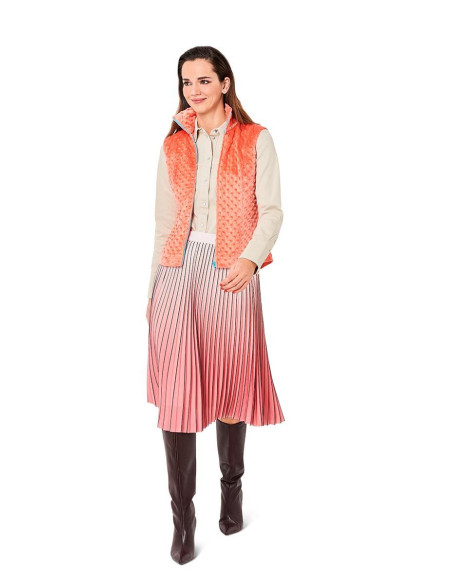 Patrón de chaleco y chaqueta - Burda 6114