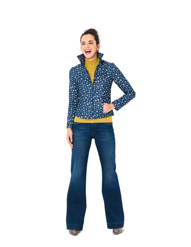 Patrón de chaleco y chaqueta - Burda 6114