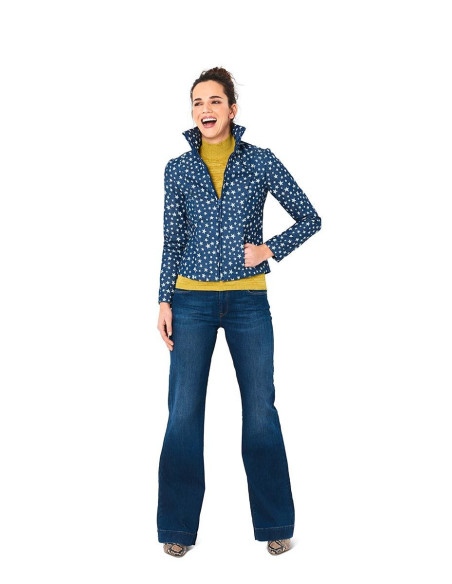 Patrón de chaleco y chaqueta - Burda 6114