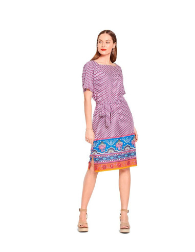 Patrón de top y vestido - Burda 6117