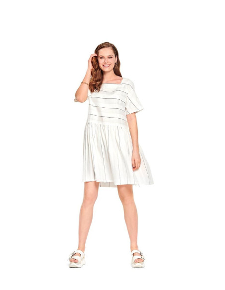 Patrón de top y vestido - Burda 6117