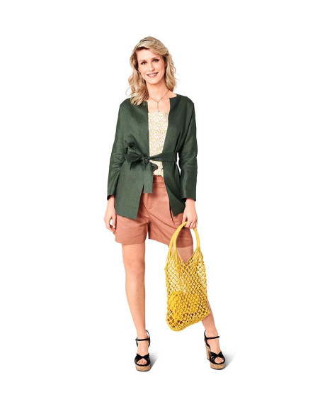 Patrón de chaqueta - Burda 6123
