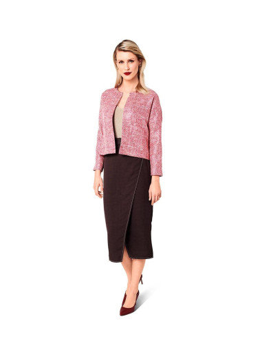Patrón de chaqueta - Burda 6123