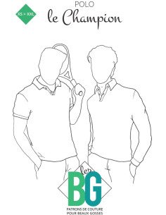 Patrón de polo para hombre El Campeón - Los BG