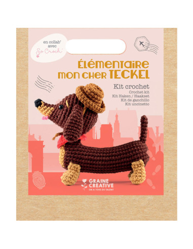 Kit de crochet - Elemental mi querido Teckel