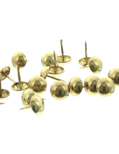 Clavos de tapicería redondos - Latón