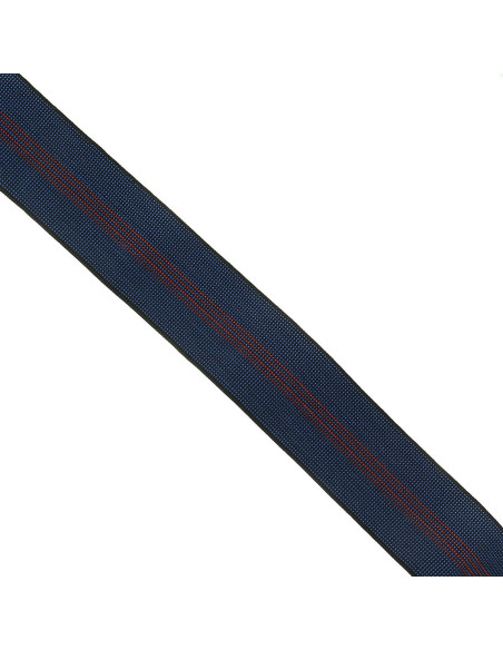 Correa elástica de tapicero de 70 mm azul y roja