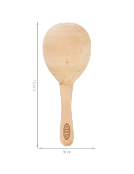 Sonajero maracas 13 cm x 5 cm