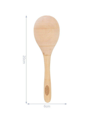 Sonajero maracas 20 cm x 6 cm