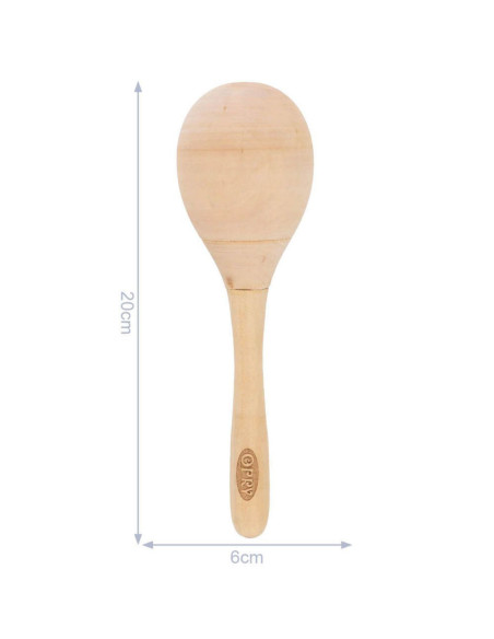 Sonajero maracas 20 cm x 6 cm