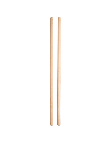 Juego de 2 palos de madera para macramé - 50 cm