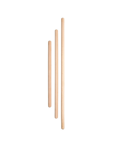 Juego de 3 palos de madera para macramé