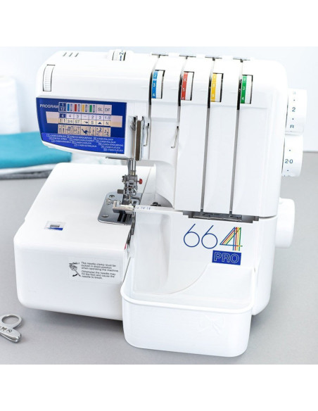 Contenedor de residuos para overlock Elna 664 y 664 Pro
