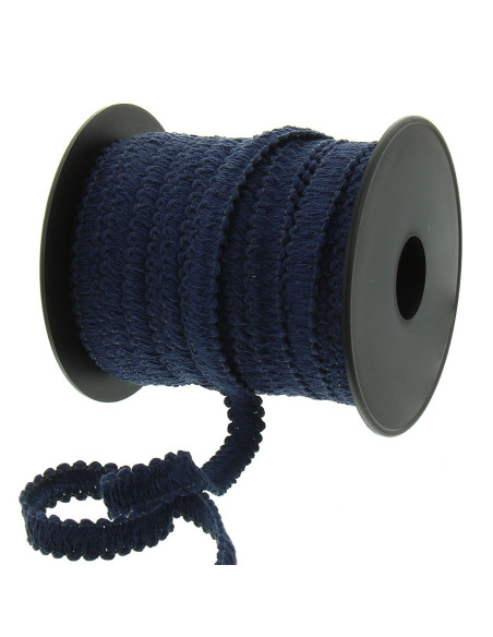 Galón tapicero plano bruto - Azul marino