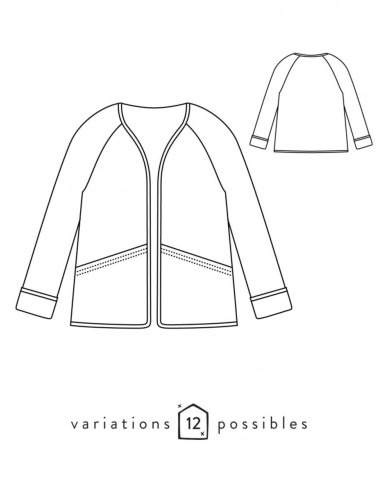 Patrón de chaqueta Absolu - Atelier Scämmit
