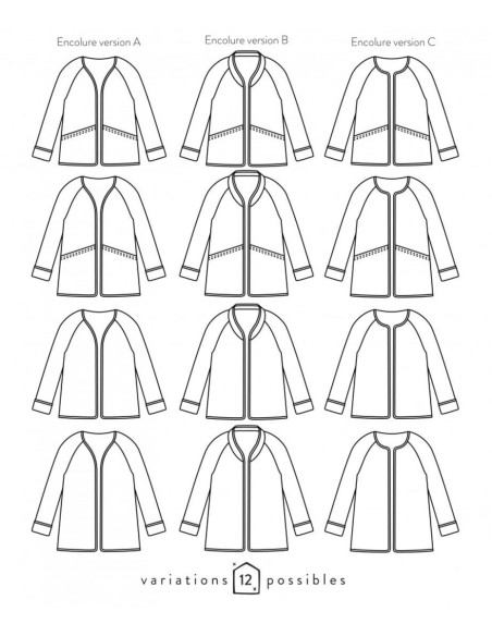 Patrón de chaqueta Absolu - Atelier Scämmit