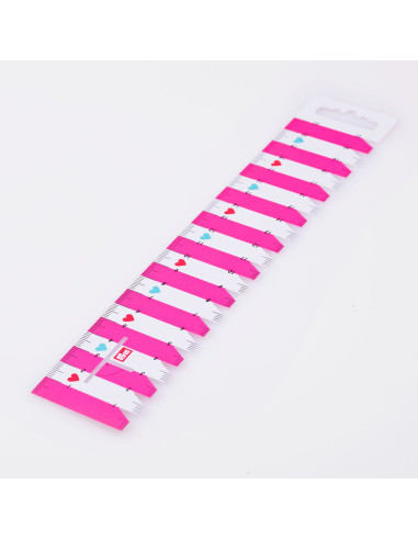 Regla para pliegues y dobladillos - Rosa fucsia