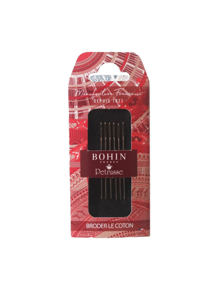 Agujas para bordar algodón Edición Especial Petrusse x Bohin