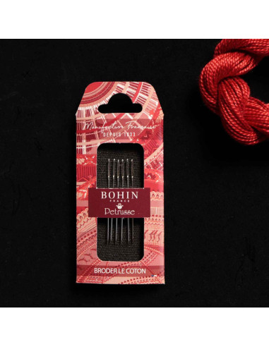 Agujas para bordar algodón Edición Especial Petrusse x Bohin