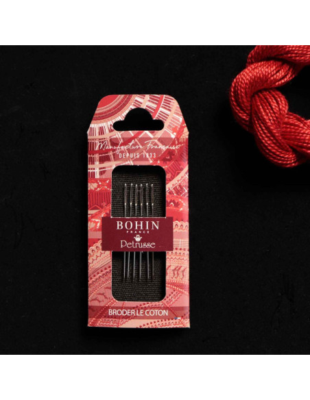 Agujas para bordar algodón Edición Especial Petrusse x Bohin