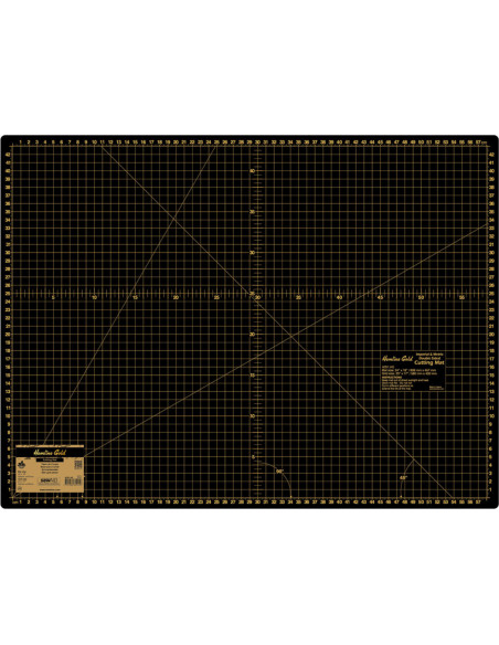 Alfombrilla de corte autorreparable negra 45 x 60 cm