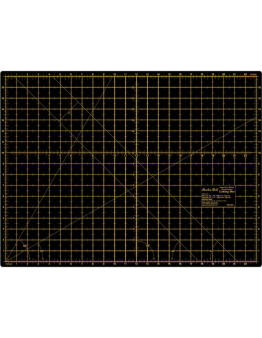 Alfombrilla de corte autorreparable negra 45 x 60 cm