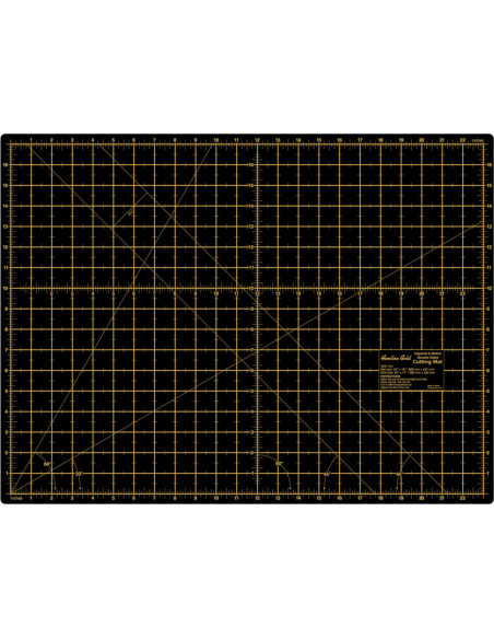 Alfombrilla de corte autorreparable negra 45 x 60 cm