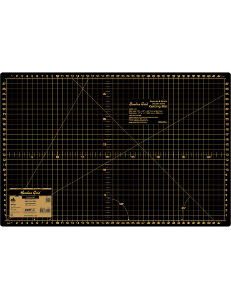 Alfombrilla de corte auto-regenerante negra 30 x 45 cm