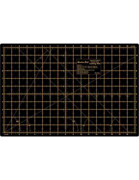 Alfombrilla de corte auto-regenerante negra 30 x 45 cm