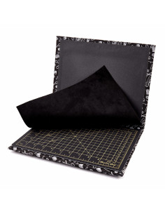 Alfombrilla de corte y planchado 4 en 1 edición negra