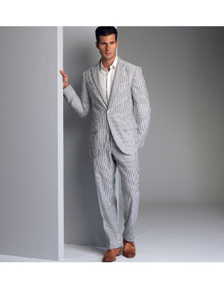 Patrón de chaqueta y pantalón - Vogue 8988