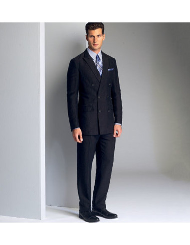 Patrón de chaqueta y pantalón - Vogue 8988