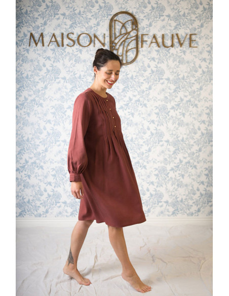 Patrón de vestido, blusa Atlas - Maison Fauve