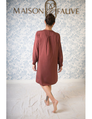 Patrón de vestido, blusa Atlas - Maison Fauve