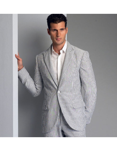 Patrón de chaqueta y pantalón - Vogue 8988