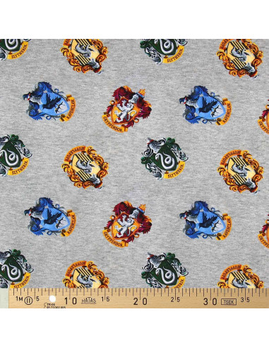 Tejido de punto Harry Potter - Escudos