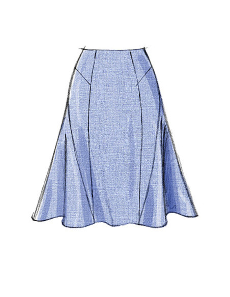 Patrón de falda - Vogue 8750