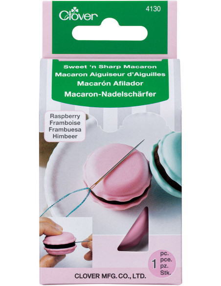 Afilador de agujas y porta agujas - Frambuesa