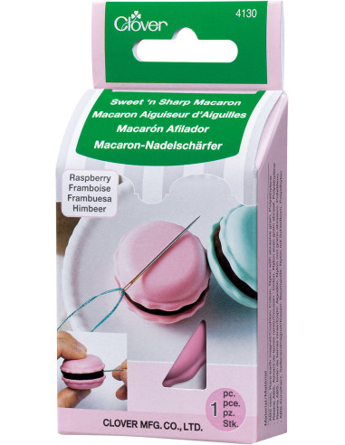 Afilador de agujas y porta agujas - Frambuesa