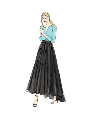 Patrón de falda - Vogue 8980