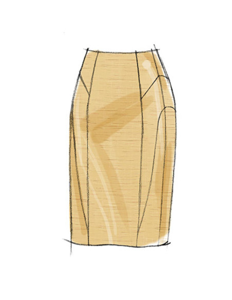 Patrón de falda - Vogue 8750