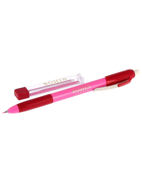 Lápiz de tiza portaminas extra fino Bohin - Rosa
