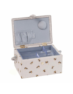 Caja de costura con bordado - Abeja M 2